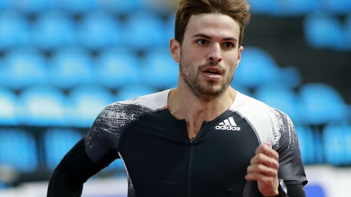 Óscar Husillos, tercero en los 400m de Madrid