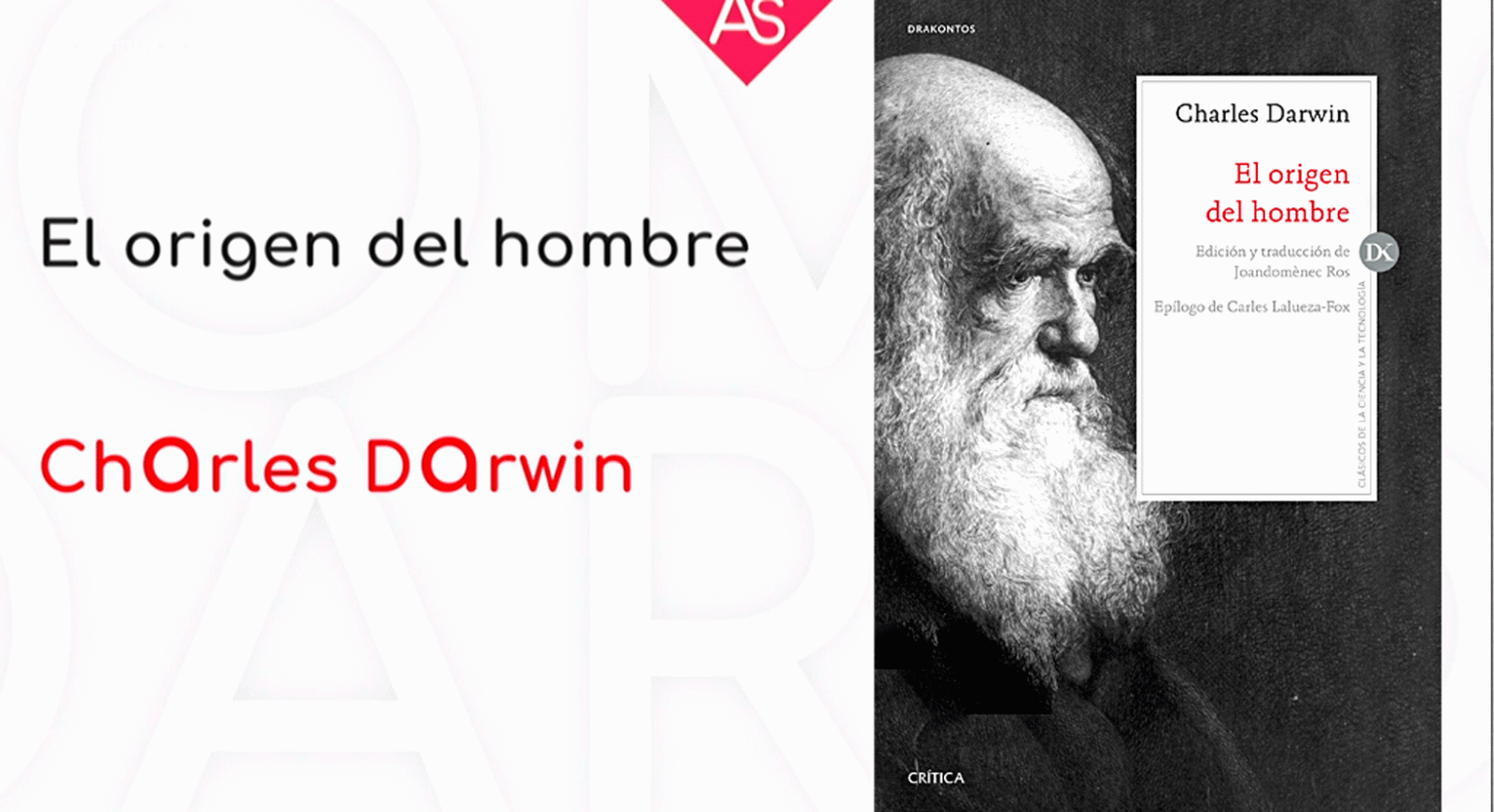 La aventura del saber El origen del hombre Darwin critica #AventuraSaberLibros