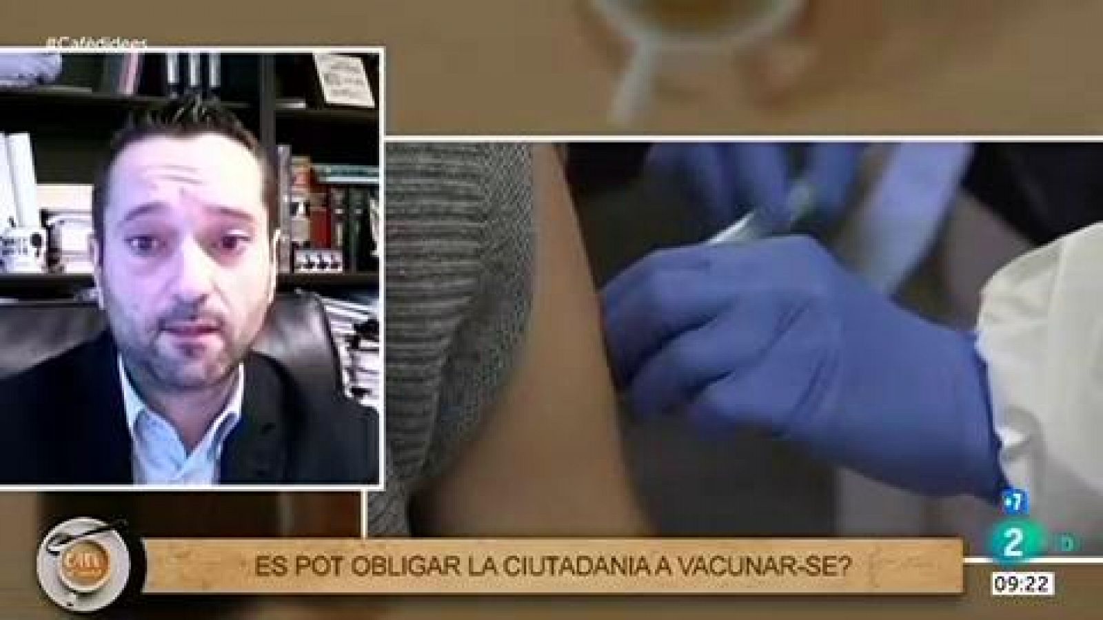 Cafè d'idees | Alberto Fuentes: "No imposem l'obligatorietat de la vacuna" - RTVE Catalunya