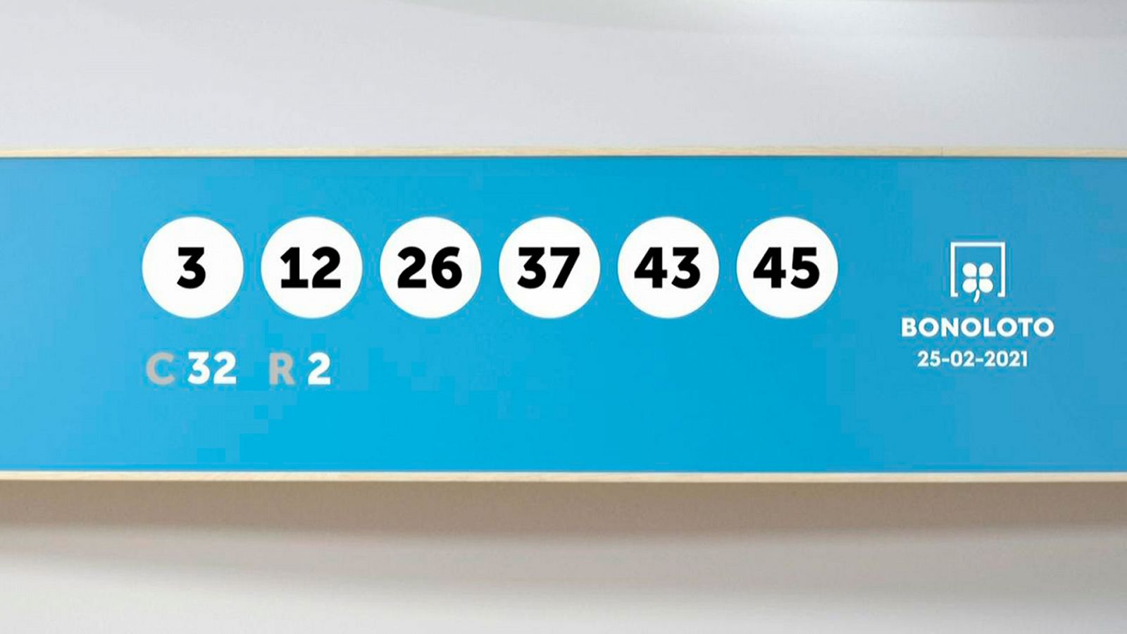 Sorteo de la Lotería Bonoloto del 25/02/2021 - Ver ahora