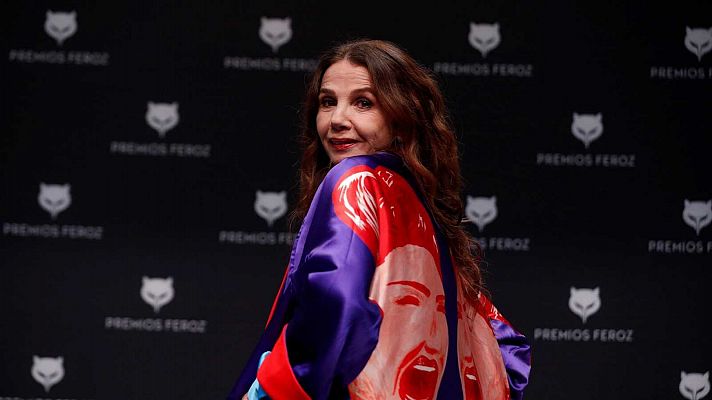 Telediario 1 - Victoria Abril cuestiona la gravedad de la pandemia