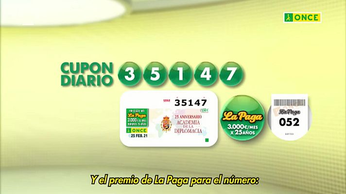 Sorteos ONCE - Sorteo ONCE - 25/02/21