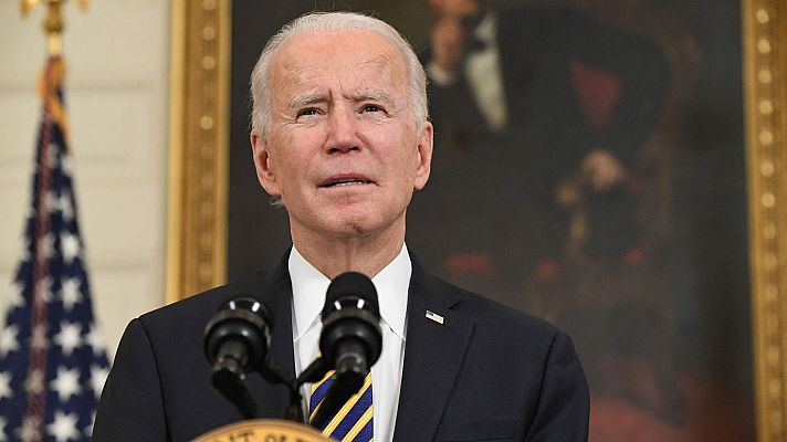 Telediario 1 - Biden ordena su primer ataque militar contra milicias proiraníes en Siria