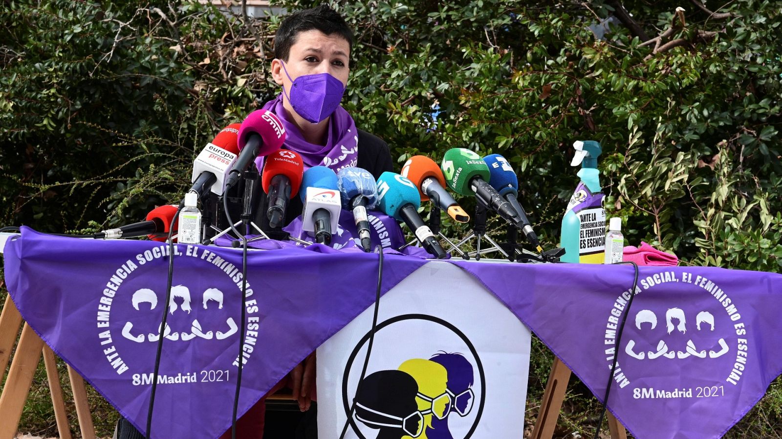 La Comisión 8M convoca cuatro concentraciones de hasta 500 personas en Madrid mientras sigue la polémica en el ámbito político