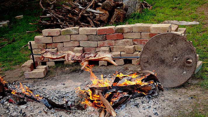 Expedición culinaria. Cocinar con fuego - El asador