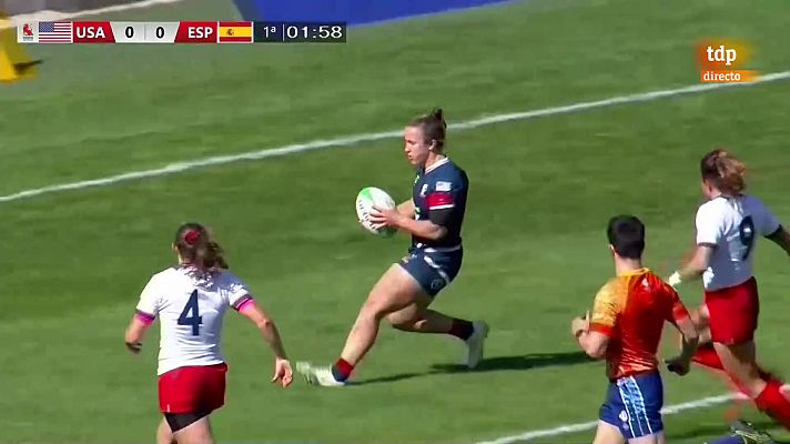Rugby - Torneo internacional Sevens (femenino): USA - España
