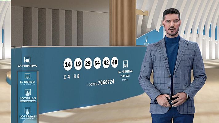 Loterías - Sorteo de la Bonoloto y Primitiva del 27/02/2021