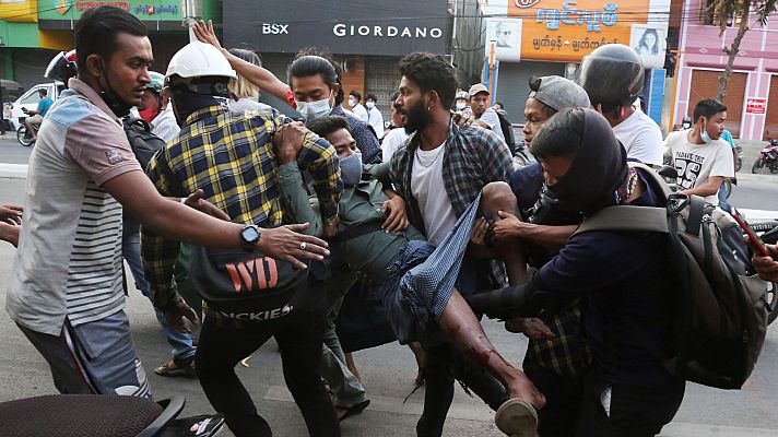 La represión en Birmania deja al menos 18 muertos en el día más sangriento