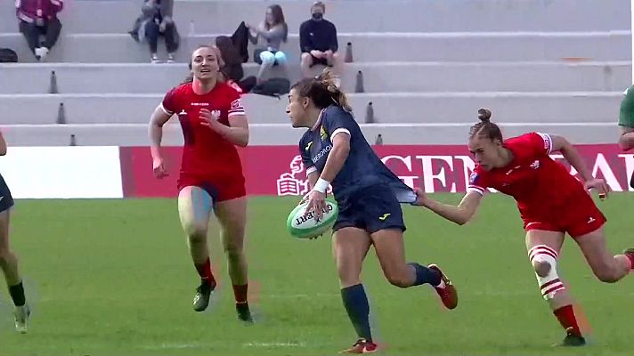 Rugby - Torneo int. Sevens (femenino): España - Polonia