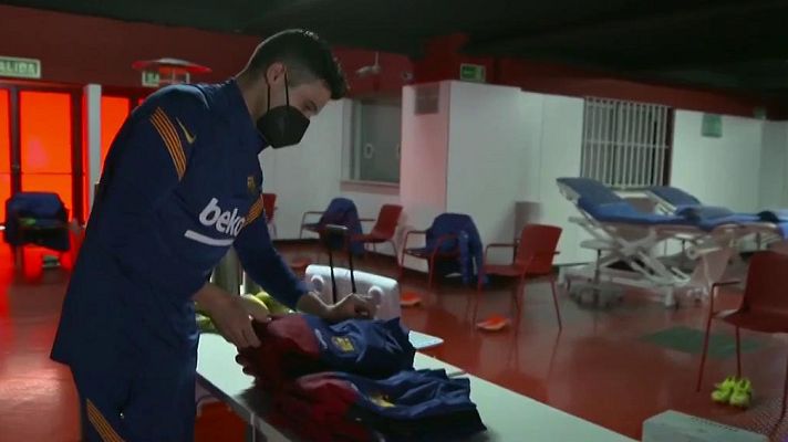 Telediario 1 - Un año con el coronavirus: así ha cambiado el fútbol