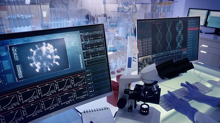 Telediario 1 - Una investigación genética busca cuáles son los genes que podrían estar influyendo en una infección por coronavirus