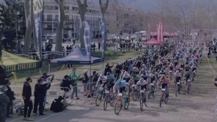 Telediario 1 - Gran nivel en Banyoles durante la Super Cup de Mountain Bike
