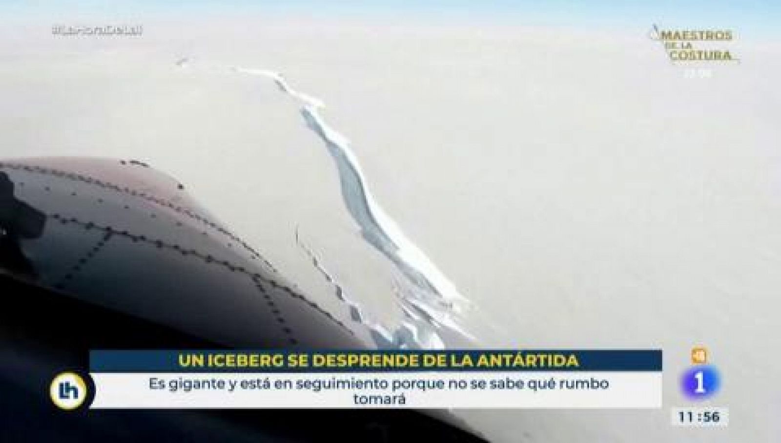 Se rompe parte de la plataforma de la Antártida