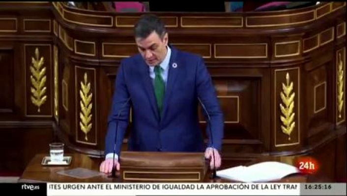 Pedro Sánchez comparece por el estado de alarma