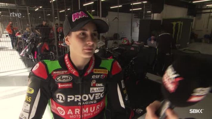  - WorldSBK 2021 | Ana Carrasco: "Contenta de poder volver a montar en moto"