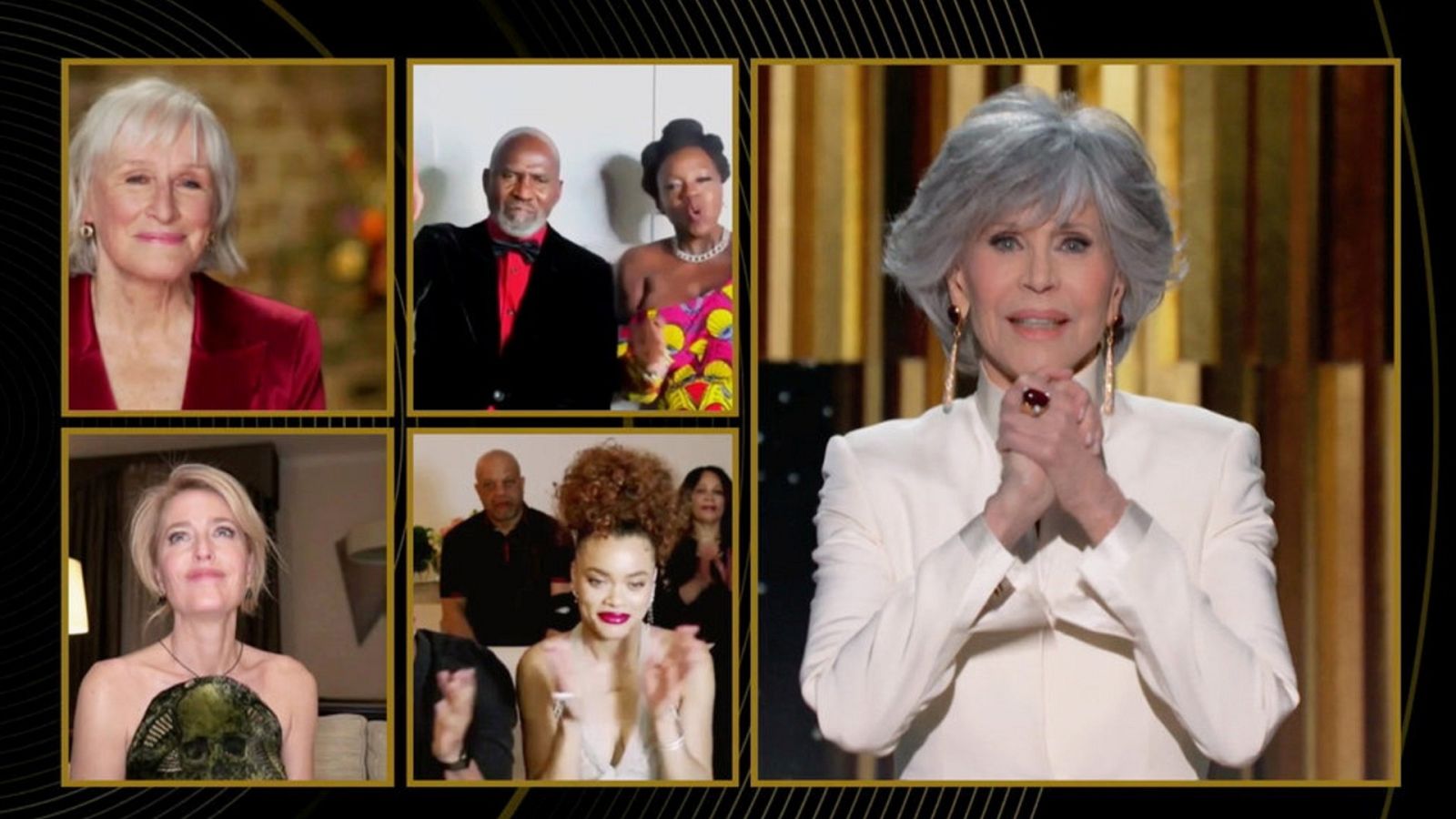 Los Globos de Oro más extraños: dos platós diferentes y premiados telemáticos