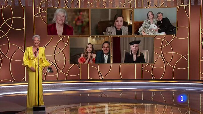 Telediario 1 - Unos Globos de Oro diferentes