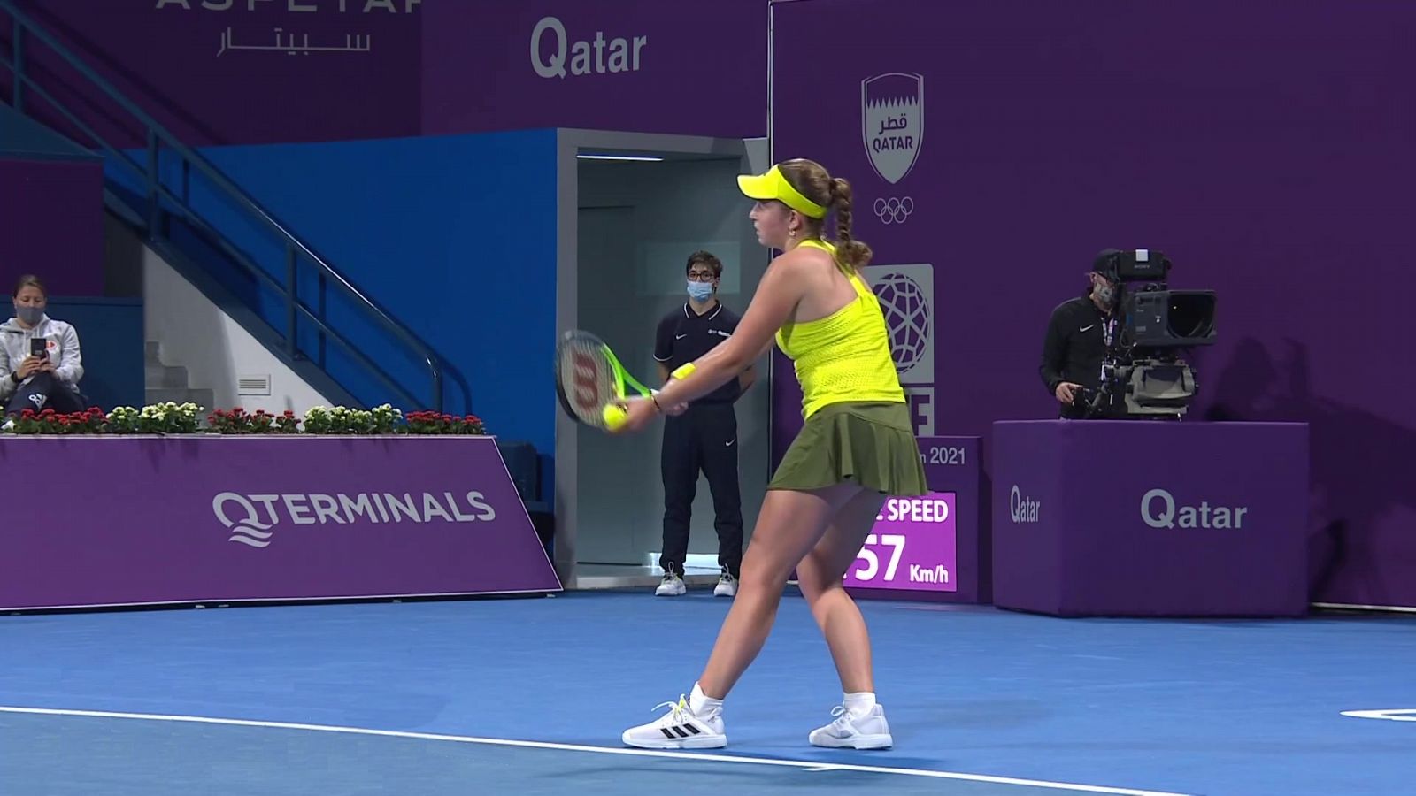 Tenis - WTA Torneo Doha: K. Bertens - J. Ostapenko