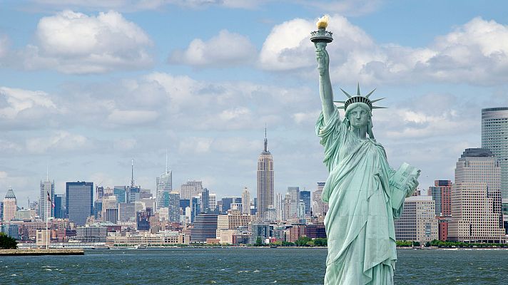 La estatua de la Libertad. El gigante francés