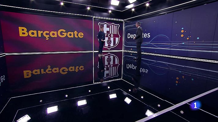 Telediario 1 - Bartomeu y Masferrer pasarán noche en comisaría; Grau y G. Ponti, en libertad