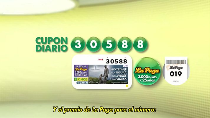 Sorteos ONCE - Sorteo ONCE - 01/03/21