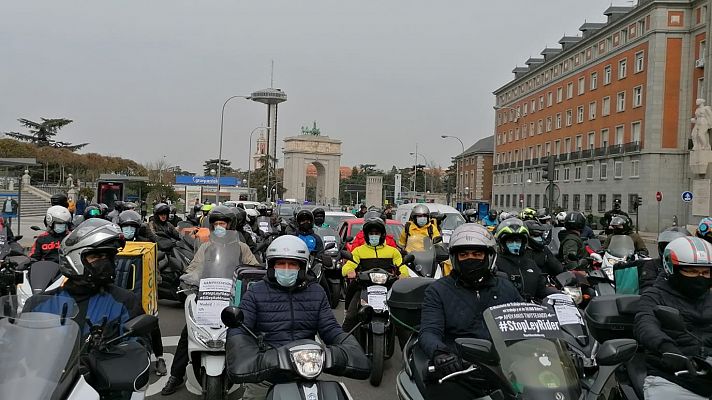 Los 'riders' piden "una regulación ambiciosa, no una chapuza de media página"