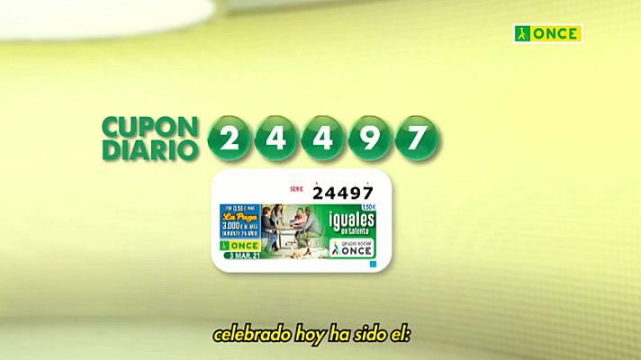 Sorteos ONCE - Sorteo ONCE - 03/03/21