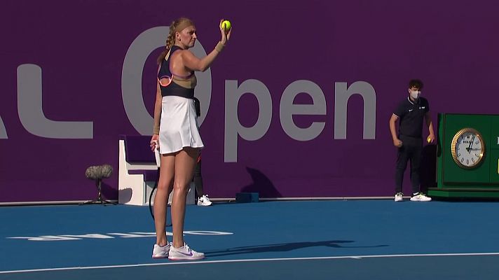 WTA Torneo Doha. 1/4 Final: Kontaveit - Kvitova