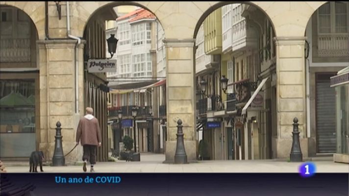 Telexornal - Galicia - Un ano de covid en Galicia
