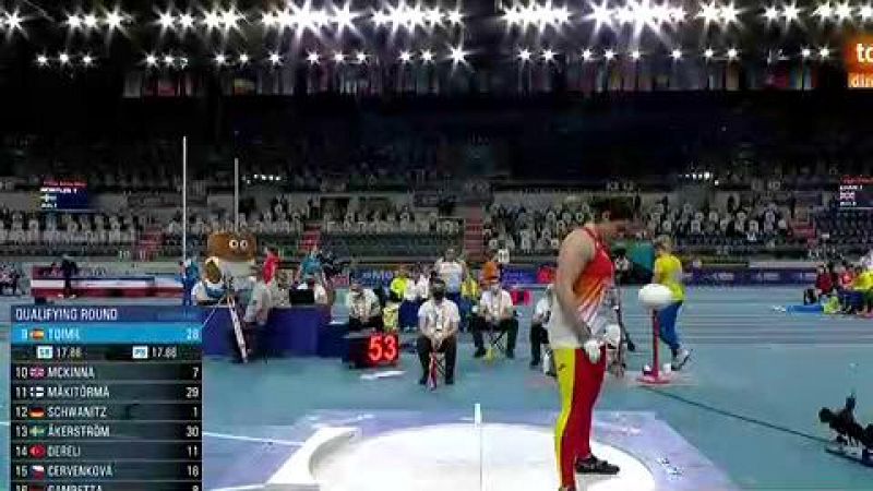Belén Toimil pulveriza el récord de España de peso y pasa a la final de Torun por la puerta grande 
