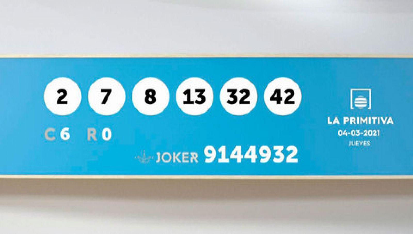 Sorteo de la Lotería Primitiva y Joker del 04/03/2021 - Ver ahora