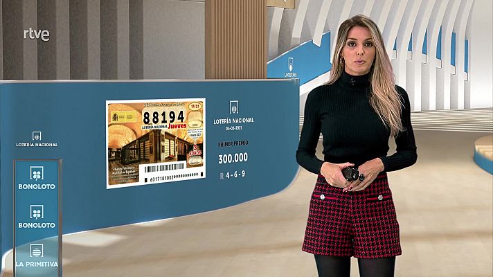 Sorteo de la Lotería Nacional, Bonoloto, Primitiva y Jóker del 04/03/2021