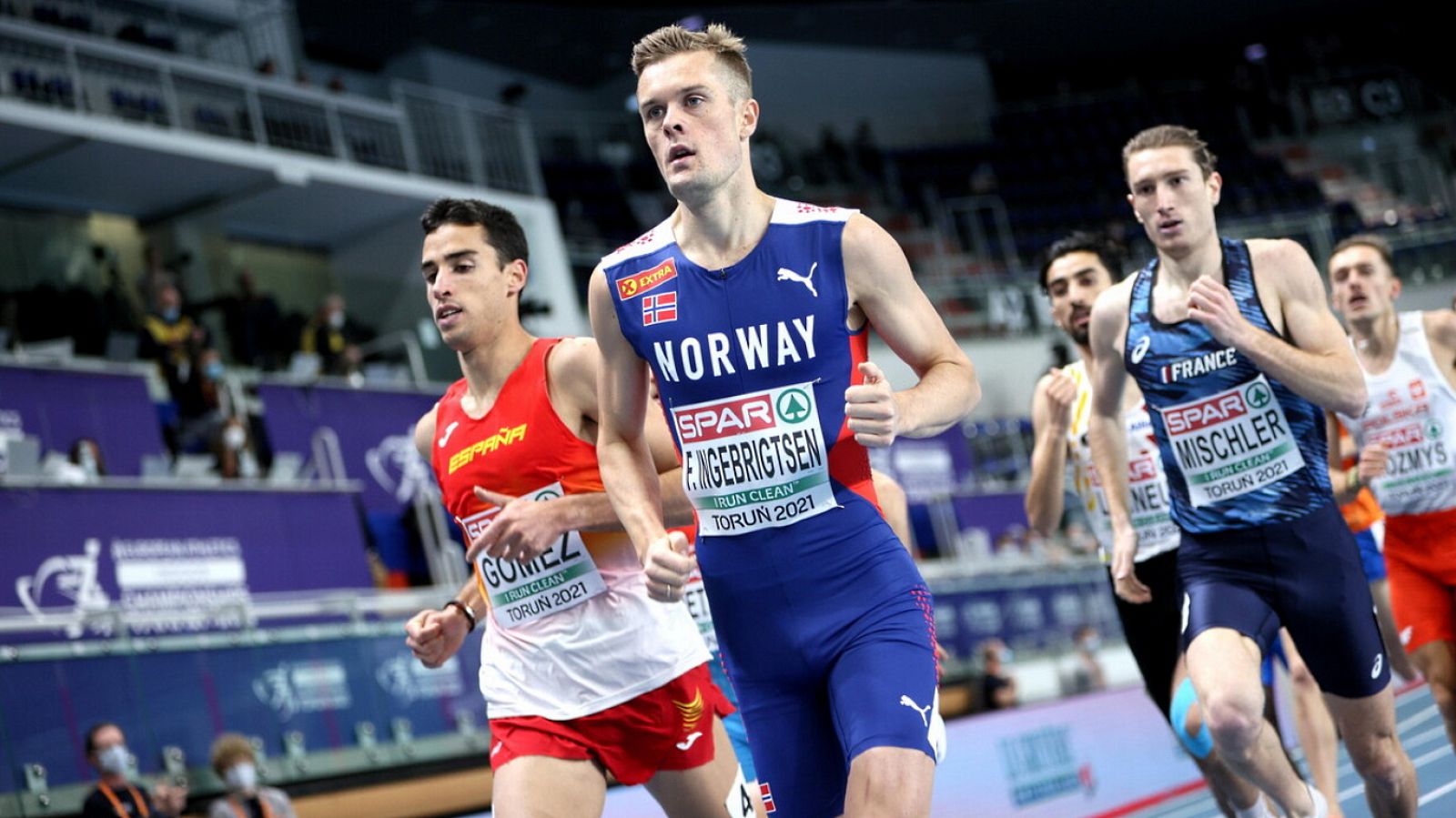 Atletismo - Campeonato de Europa Pista Cubierta. Sesión Vespertina (2): Series 1500m masculino - 04/03/21 - ver ahora