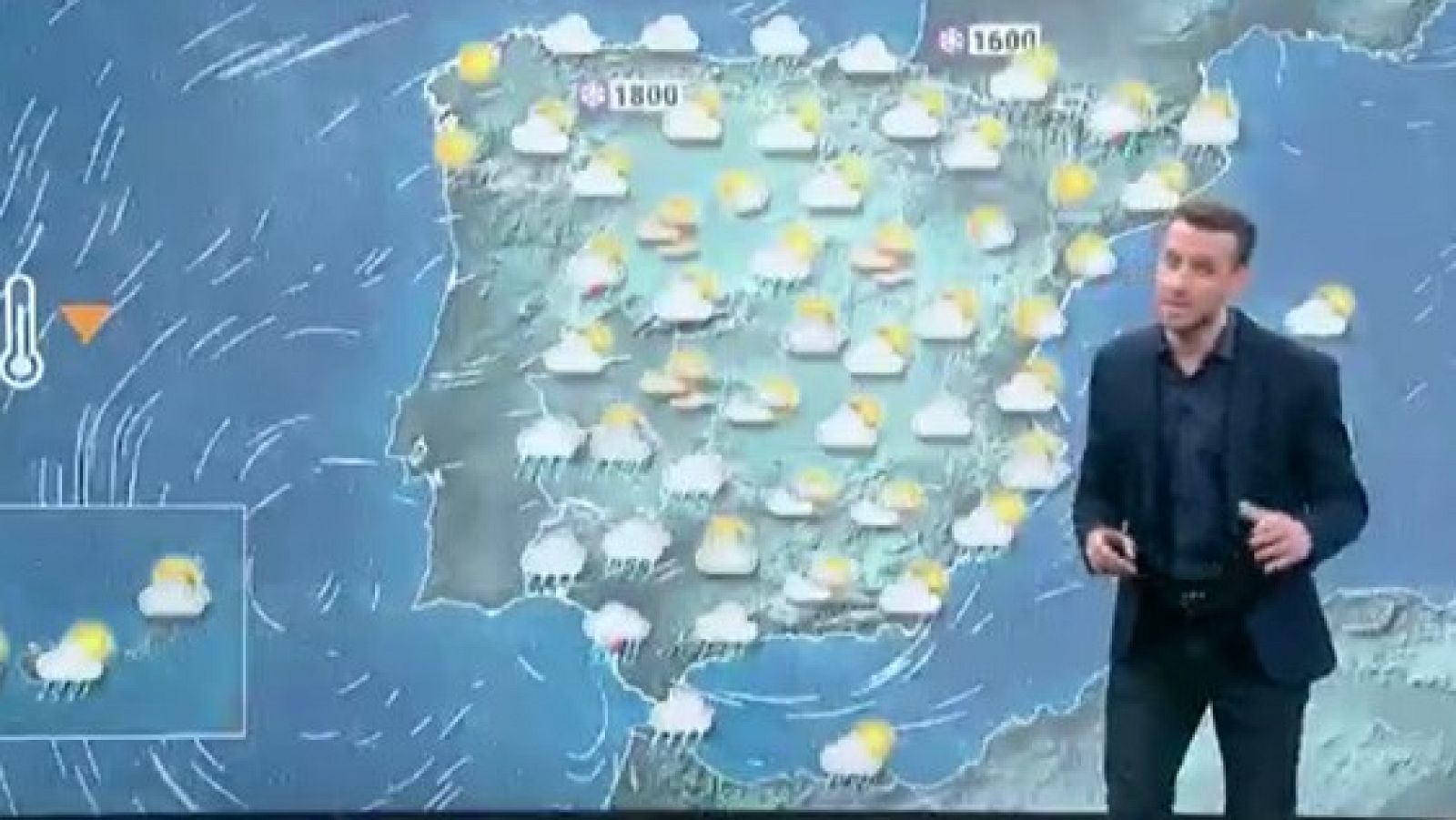 La Aemet prevé precipitaciones fuertes en Andalucía y área del Estrecho