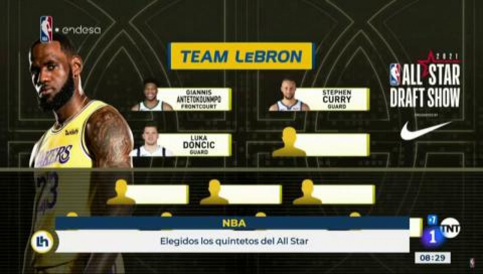 James y Durant eligen los quintetos iniciales del All Star NBA