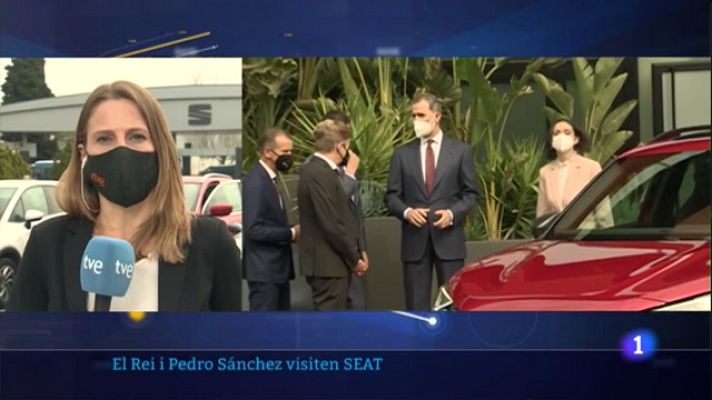 L'Informatiu - El Rei visita la planta de Seat de Martorell que confirma que produirà elèctrics