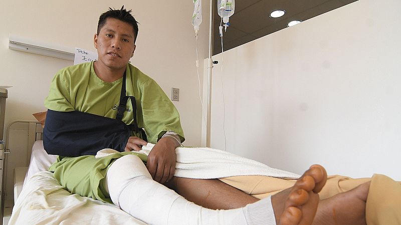 Un superviviente de 'la tragedia del Chapecoense' sobrevive a un accidente de autobús en Bolivia