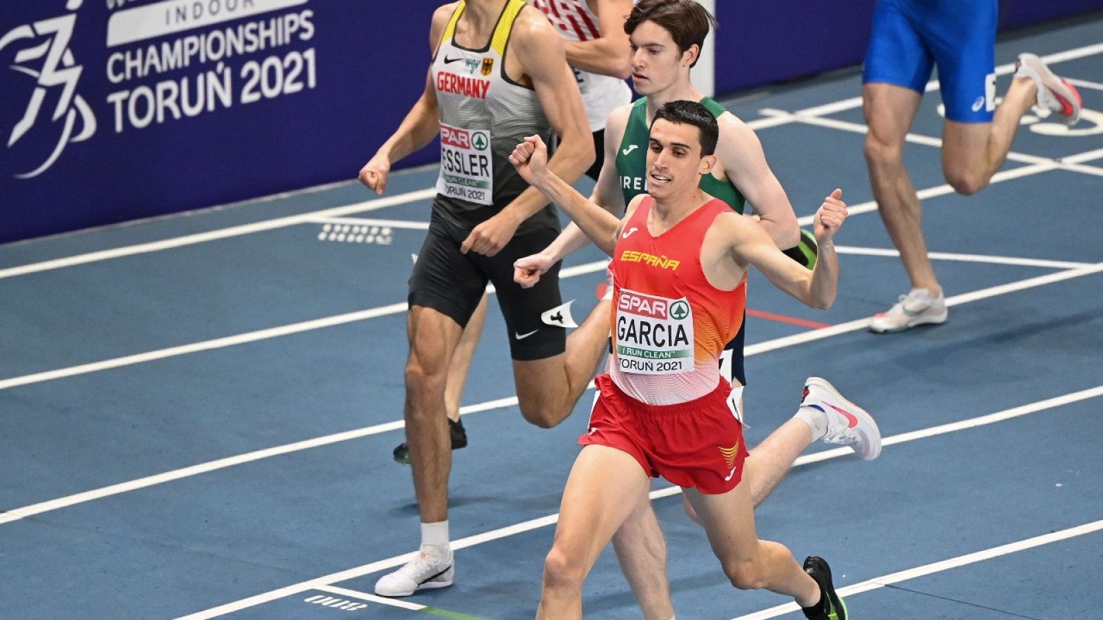 Mariano García, finalista en los 800m en Torun