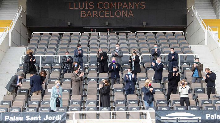 Telediario 1 - El Palau Sant Jordi acogerá un concierto masivo sin distancias pero con test de antígenos