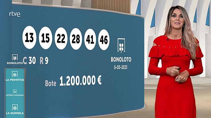 Sorteo de la Bonoloto y Euromillones del 05/03/2021