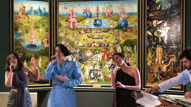 Maria Arnal i Marcel Bagés con Radio 3 Extra en el Museo del Prado