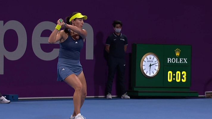 Tenis - WTA Torneo Doha. Semifinal: Kvitova - Pegula