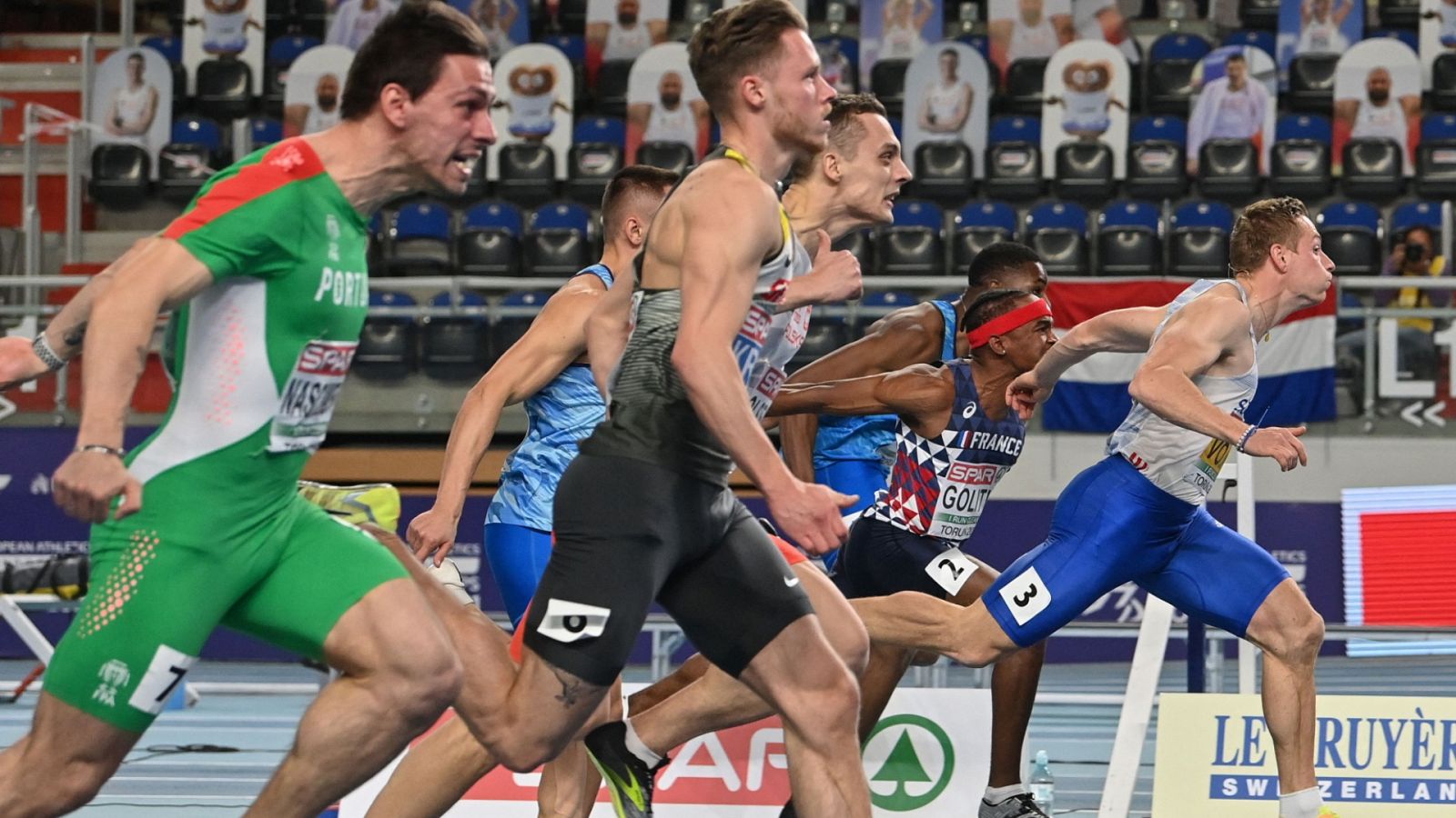 Atletismo - Campeonato de Europa Pista Cubierta. Semifinales 60m Masculino