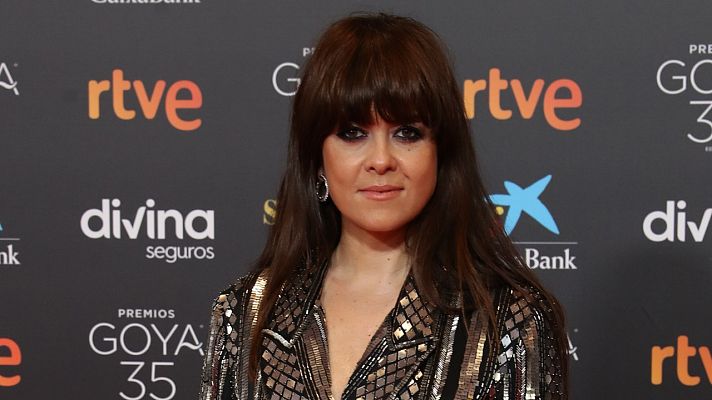 Vanesa Martín en la alfombra roja de los Goya 2021