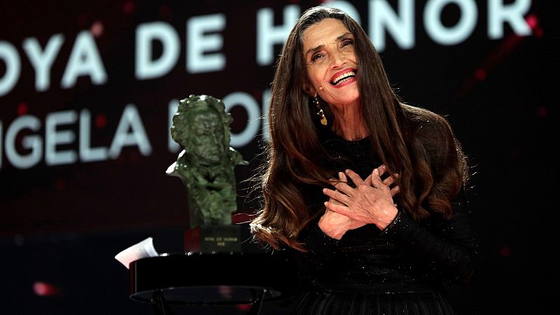 Ángela Molina, Goya de Honor: "Cuanto más mayor, más agradecida te sientes"