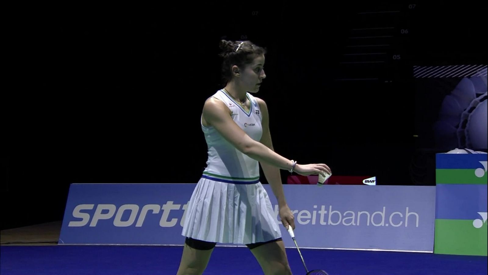 Bádminton - Yonex Swiss Open. Semifinal femenina: C. Marín - P. Chochuwong