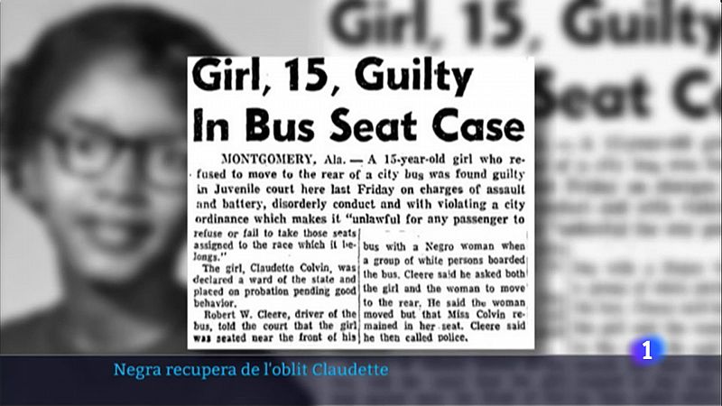 Claudette Colvin va fer el gest de valentia 9 mesos abans de Rosa Parks