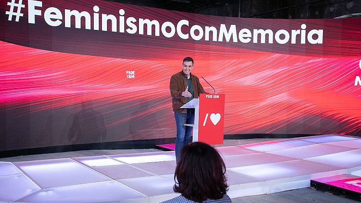 Telediario 1 - PSOE y Podemos piden una reivindicación responsable en el 8M