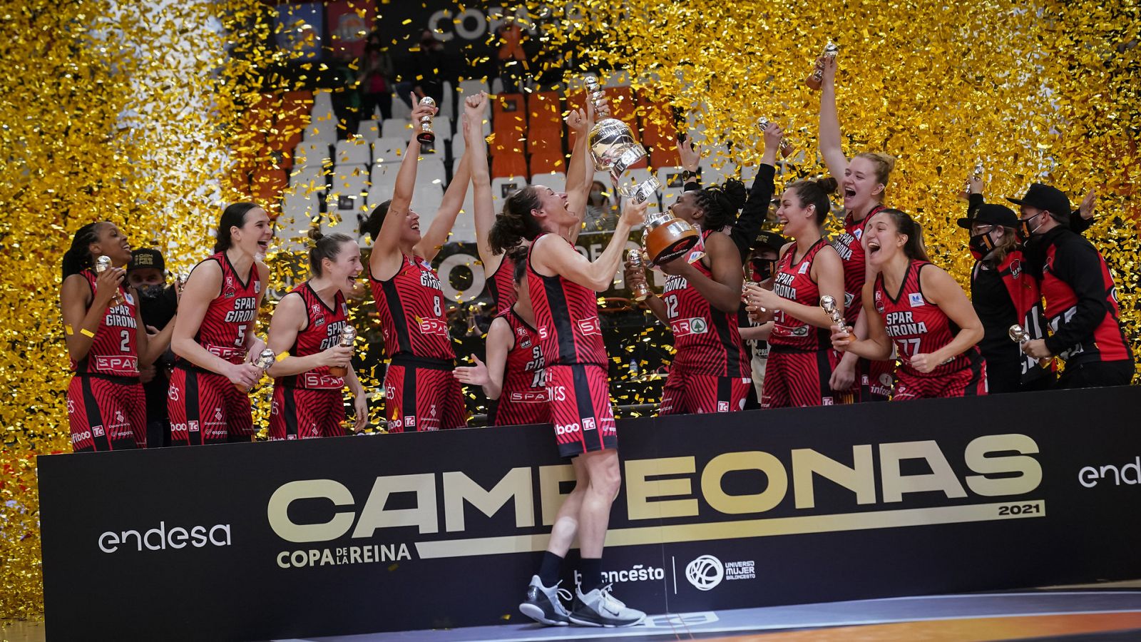 Resumen de la final de la Copa de la Reina: Spar Girona 72-62 Valencia Basket