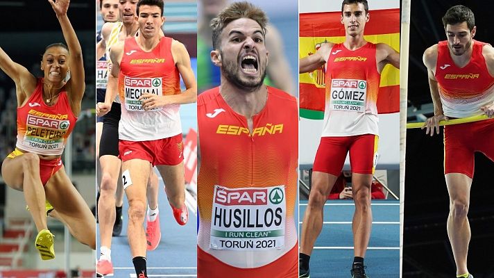  - Las 5 medallas del atletismo español en Torun